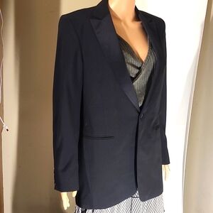 Bill Bass Beautiful Black Single Breasted Blazer